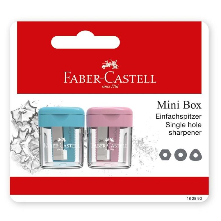Faber-castell, zestaw temperówek pojedynczych, 2 szt.