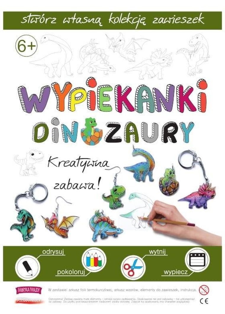 Fabryka Frajdy, Wypiekanki dinozaury, zestaw kreatywny