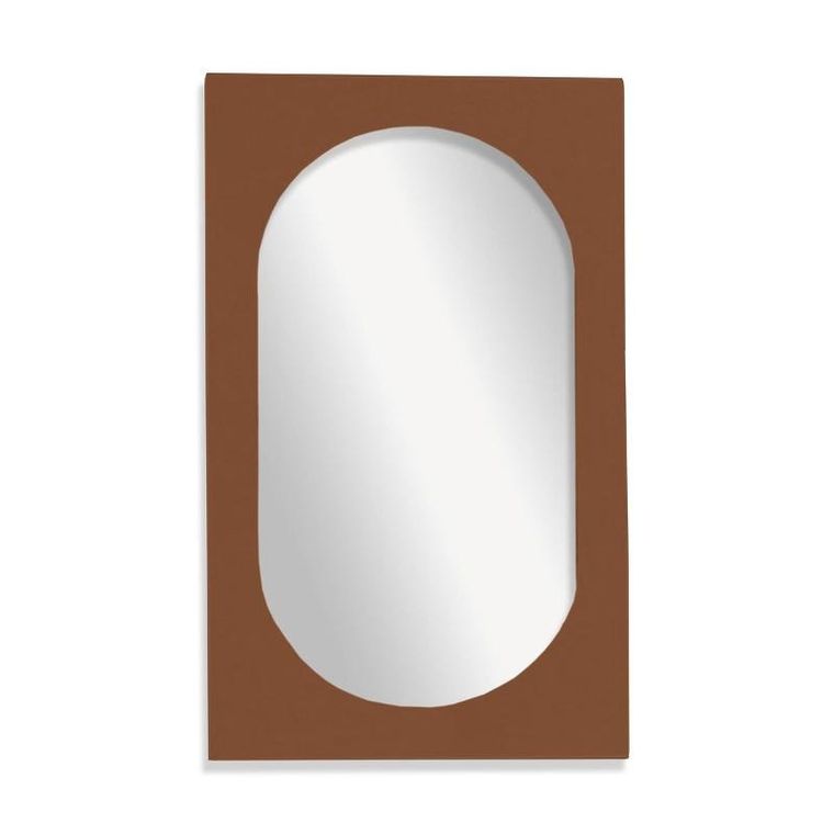 Factory, Moka, lustro owalne z pogrubioną ramą, 43-73 cm