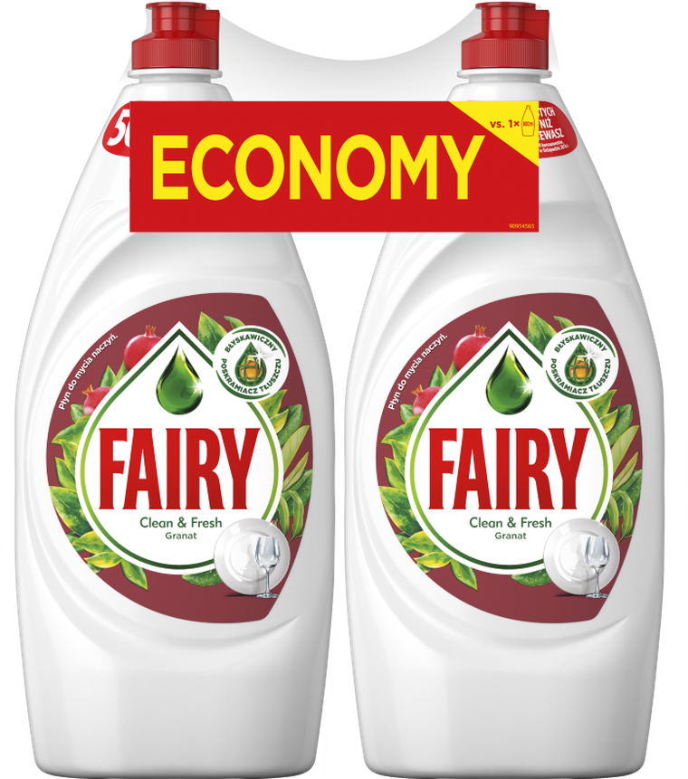 Fairy, Granat, płyn do mycia naczyń, 1.8 l