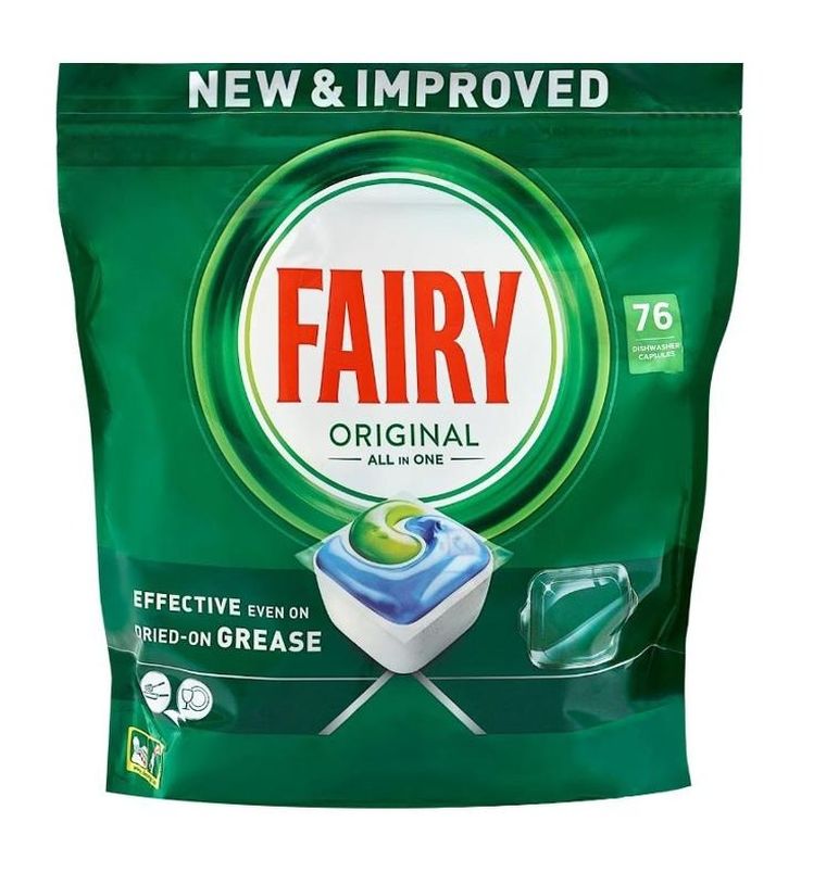 Fairy Original, All-In-One, kapsułki do zmywarki, 76 tabletek