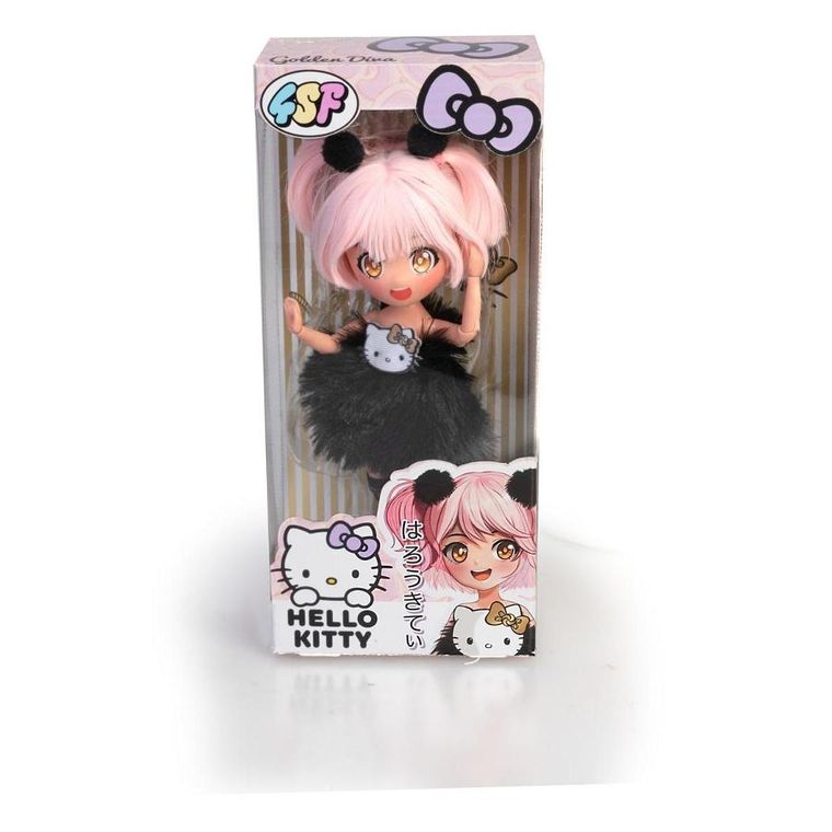 Famosa, Hello Kitty, lalka modowa, różowa, 19,5 cm