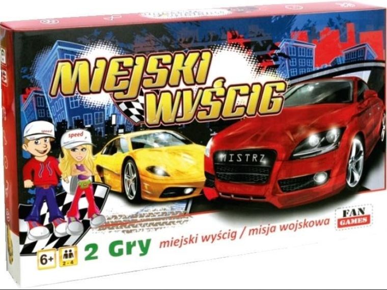 Fan Games, Miejski wyścig + Misja wojskowa 2w1, gra familijna
