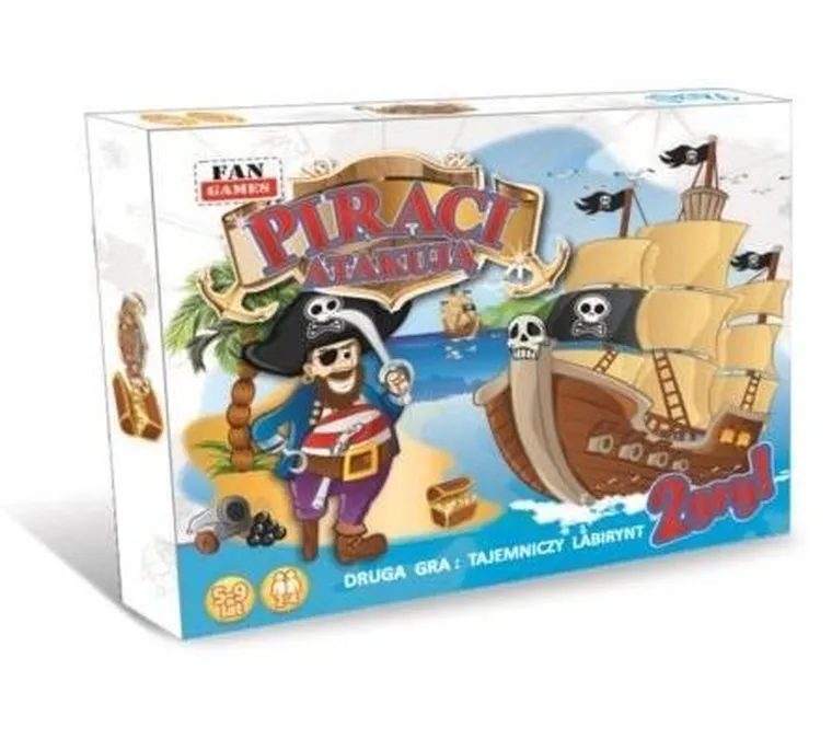 Fan Games, Piraci atakują + Labirynt 2w1, gra familijna