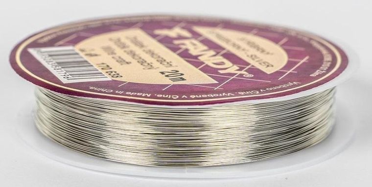 Fandy, drucik metalowy, srebrny, 20m