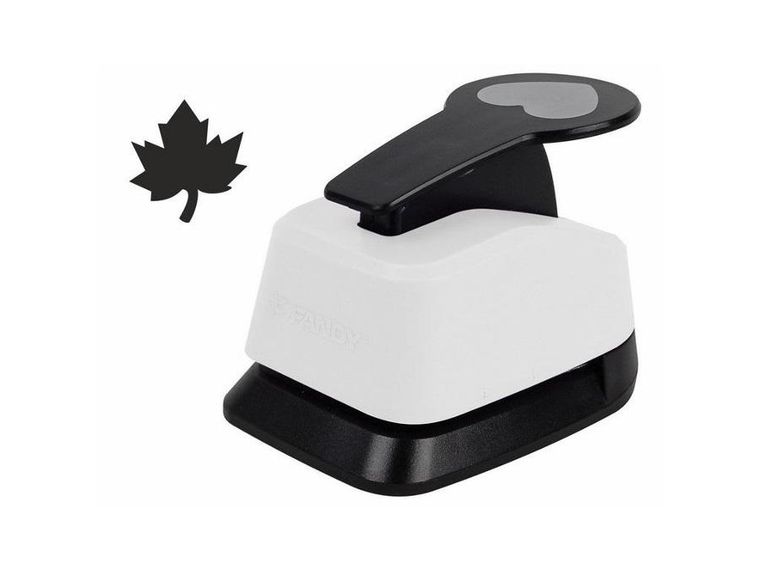 Fandy, dziurkacz ozdobny, liść, 50 mm