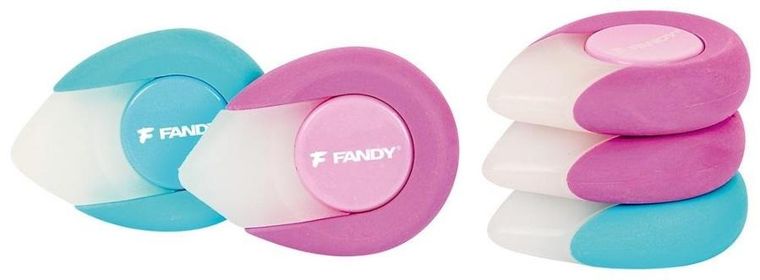 Fandy, gumka do ołówka i długopisu wymazywalnego