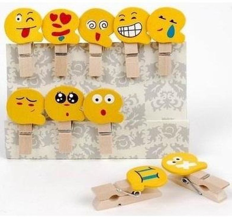 Fandy, klamerki ozdobne, emotikony