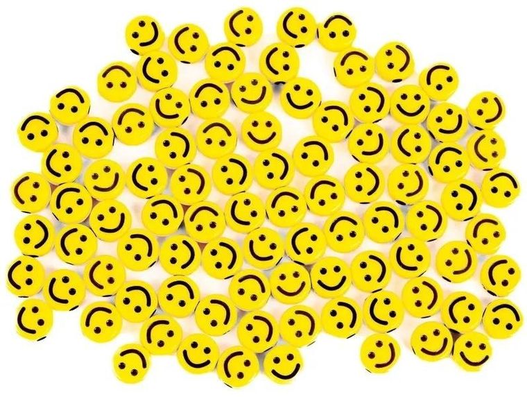 Fandy, koraliki, Smile, 10 mm, 30g