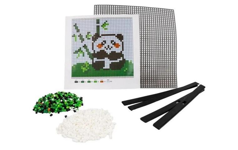 Fandy, mozaika pomponowa, panda