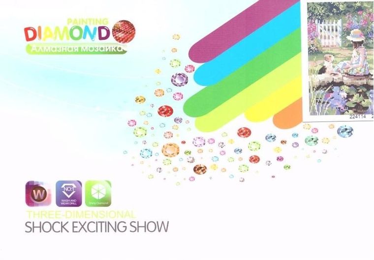 Fandy, Ogród, mozaika diamentowa, 20-30 cm