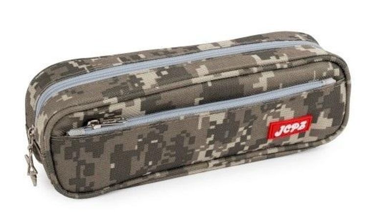 Fandy, piórnik, Camo, brązowy