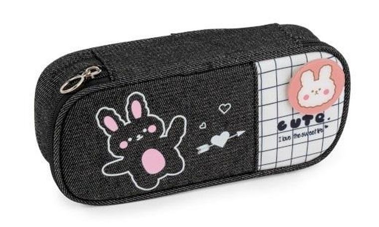 Fandy, piórnik, Cute, czarny