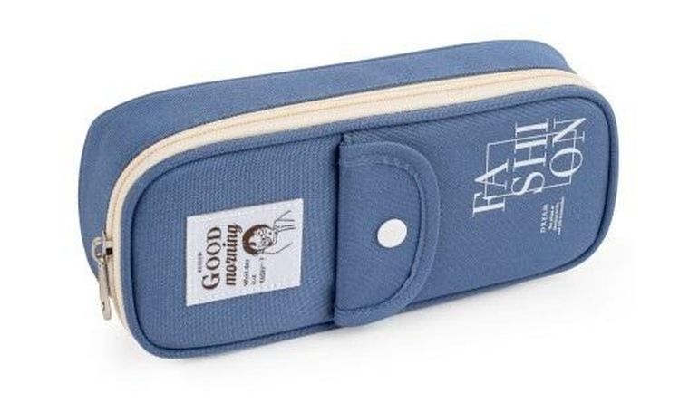 Fandy, piórnik, etui, niebieski