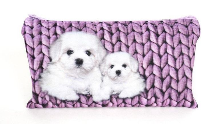 Fandy, piórnik, Love, różowy