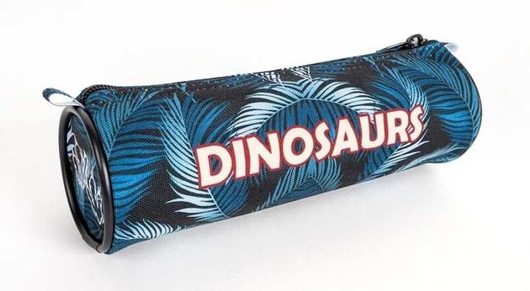 Fandy, piórnik rolka, Dino, niebieski