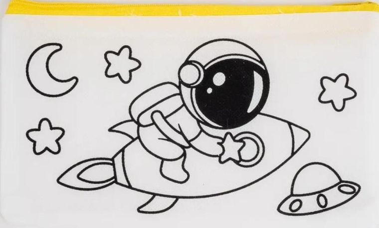 Fandy, piórnik saszetka, Tinting kosmos