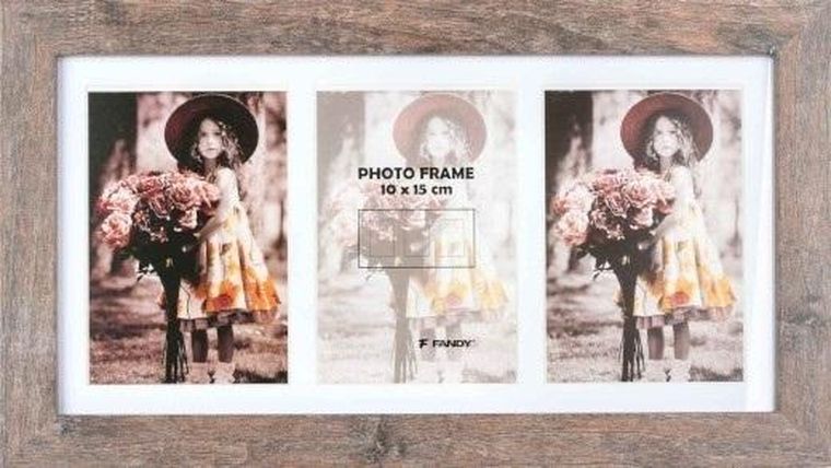 Fandy, ramka, Narvik gallery, brązowy