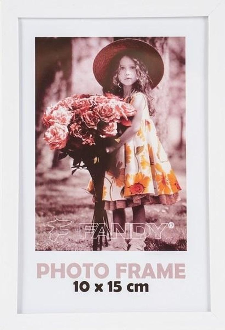 Fandy, Simple, ramka na zdjęcia, biała, 10-15 cm