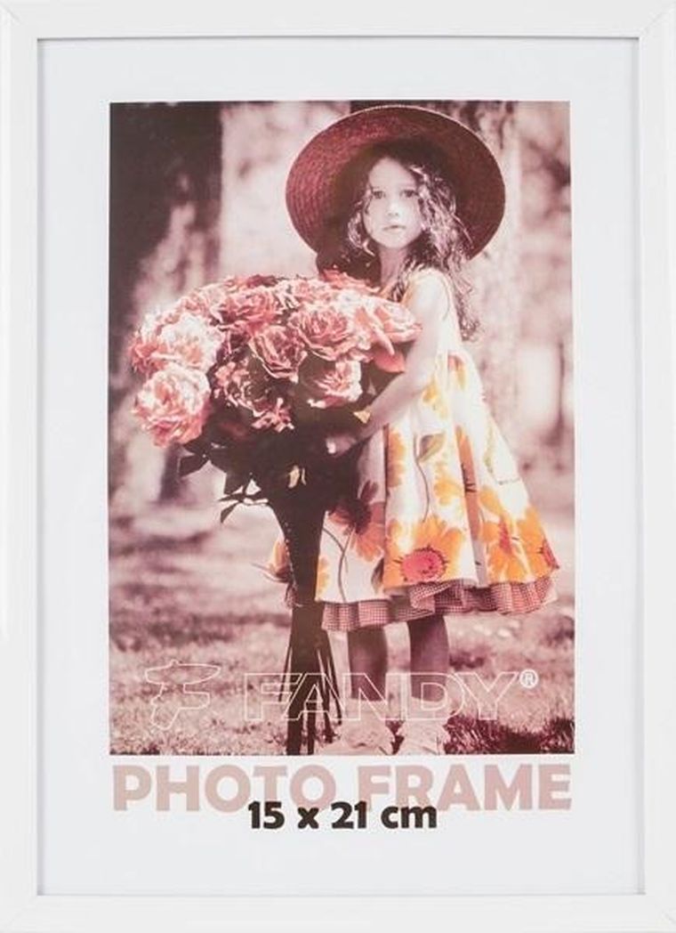 Fandy, Simple, ramka na zdjęcia, biała, 15-21 cm