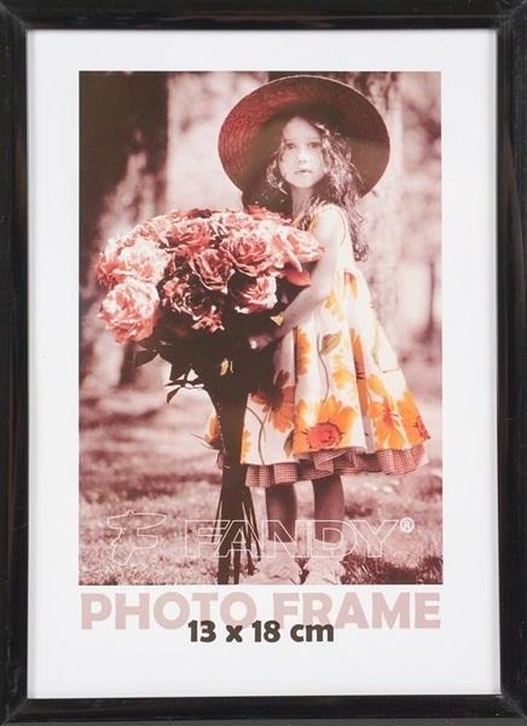 Fandy, Simple, ramka na zdjęcia, czarna, 13-18 cm