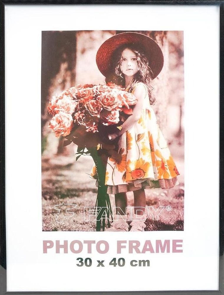 Fandy, Simple, ramka na zdjęcia, czarna, 30-40 cm