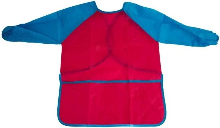 Fandy, Sleeve, fartuszek do prac plastycznych, czerwono-niebieski