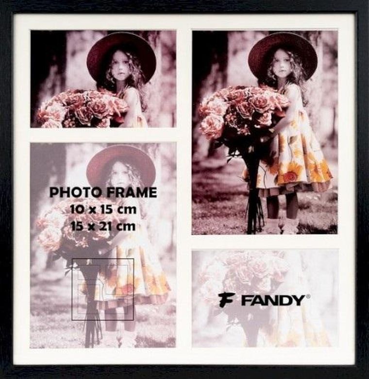 Fandy, Style gallery, ramka, czarny