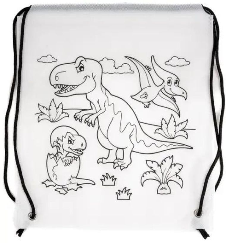 Fandy, Tinting, worek sportowy, do malowania, dino