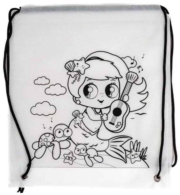 Fandy, Tinting, worek sportowy, do malowania, syrenka