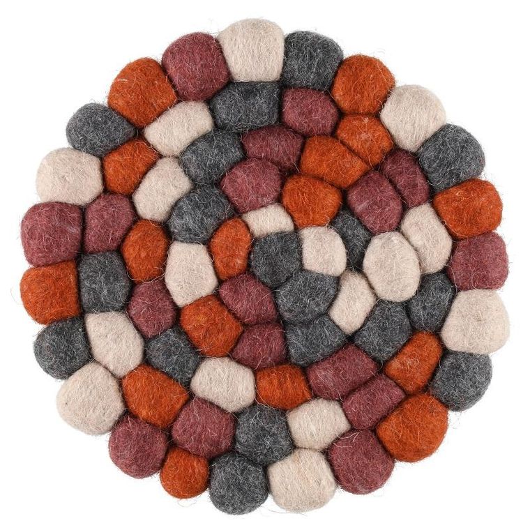 Fanni K, Pihla, dekoracyjna podkładka z kulek wełnianych, 20 cm