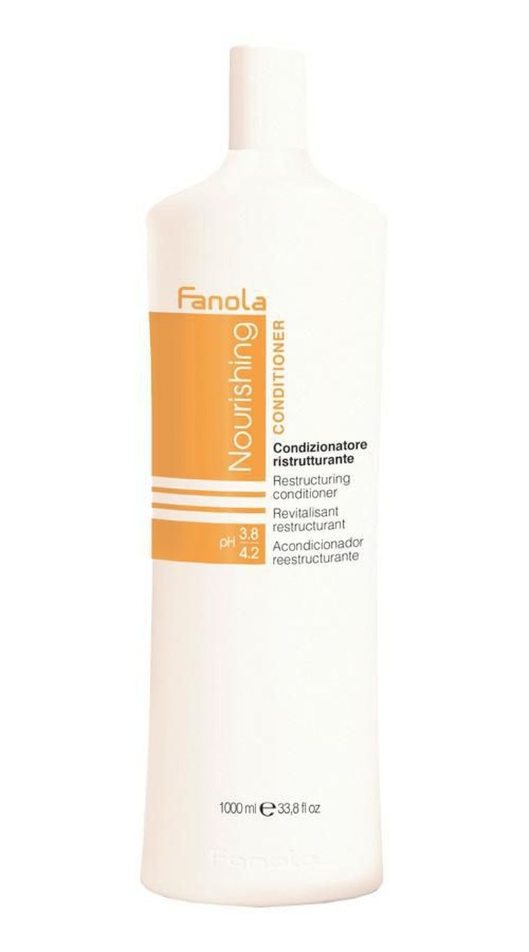 Fanola, Nourishing Restructuring Conditioner, odżywka rekonstruująca do włosów suchych i łamliwych, 1000 ml