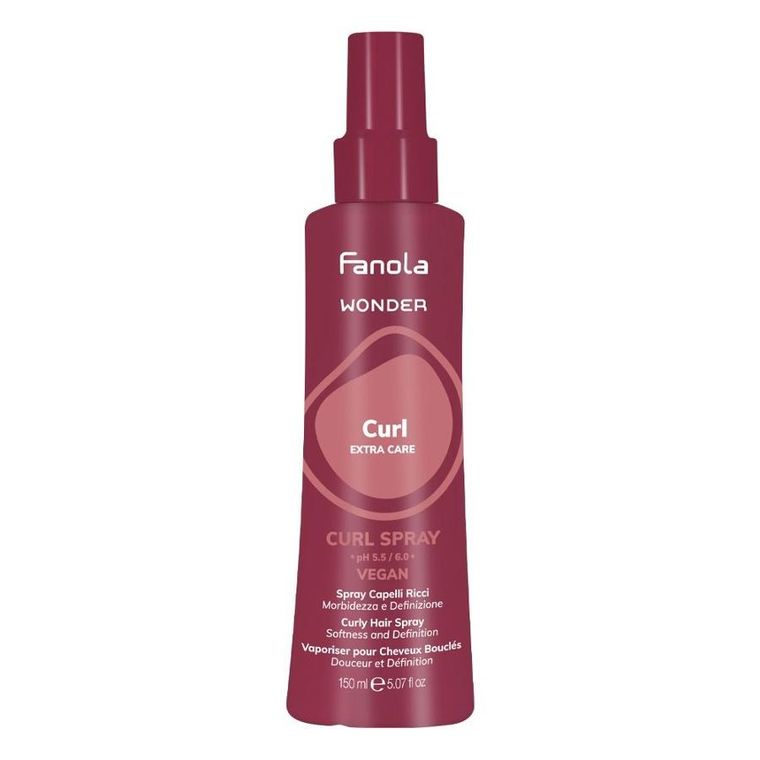 Fanola, Wonder Curl Extra Care, spray do włosów kręconych, 150 ml