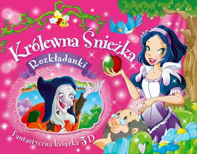 Fantastyczna książka 3D. Królewna Śnieżka. Rozkładanki — Firma Księgarska Jacek Olesiejuk