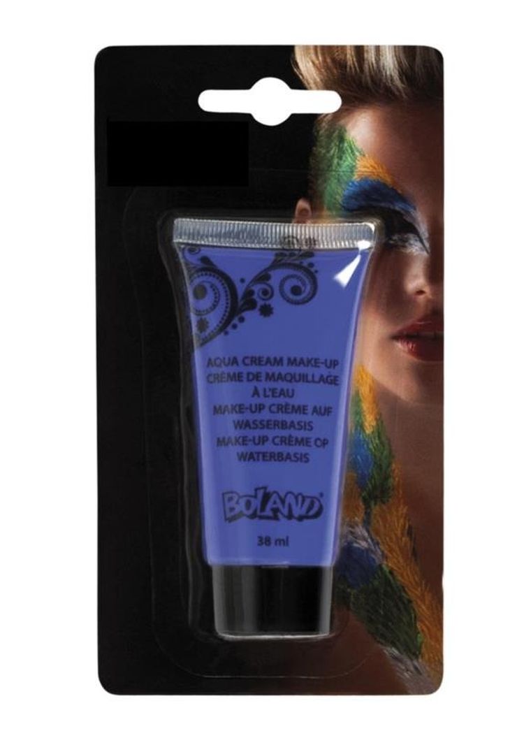 Farba do twarzy i ciała, niebieska, 38 ml