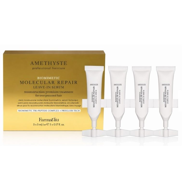 Farmavita, Amethyste Biomimetic Molecular Repair, regenerujące serum do włosów, 5-5 ml
