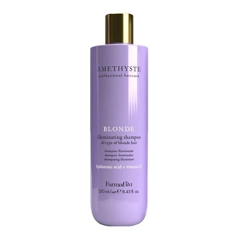 Farmavita, Amethyste Blonde Illuminating Shampoo, rozświetlający szampon do włosów, 250 ml
