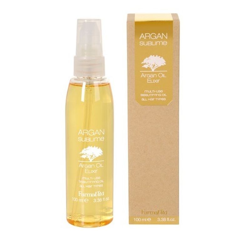 Farmavita, Argan Sublime Elixir, wielofunkcyjny olejek arganowy do włosów, 100 ml