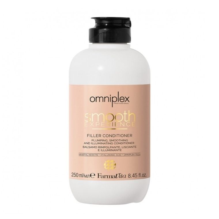 Farmavita, Omniplex Smooth Experience, intensywnie wygładzająca i odbudowująca odżywka do włosów, 250 ml