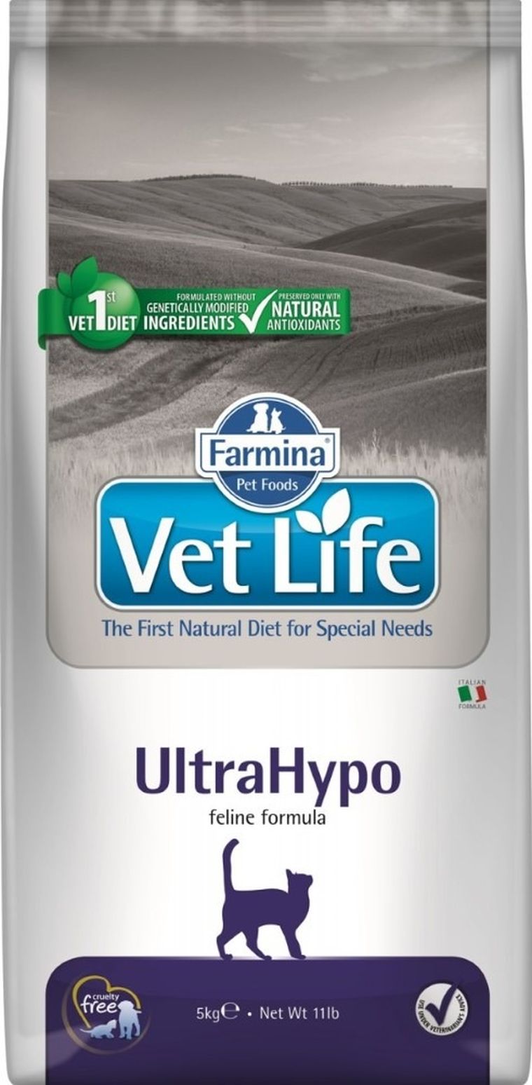 Farmina, Vet Life, Ultrahypo Cat, sucha karma dla kota, 5 kg