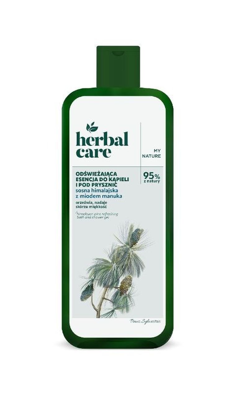 Farmona, Herbal Care, odświeżająca esencja do kąpieli i pod prysznic sosna himalajska z miodem manuka, 400 ml