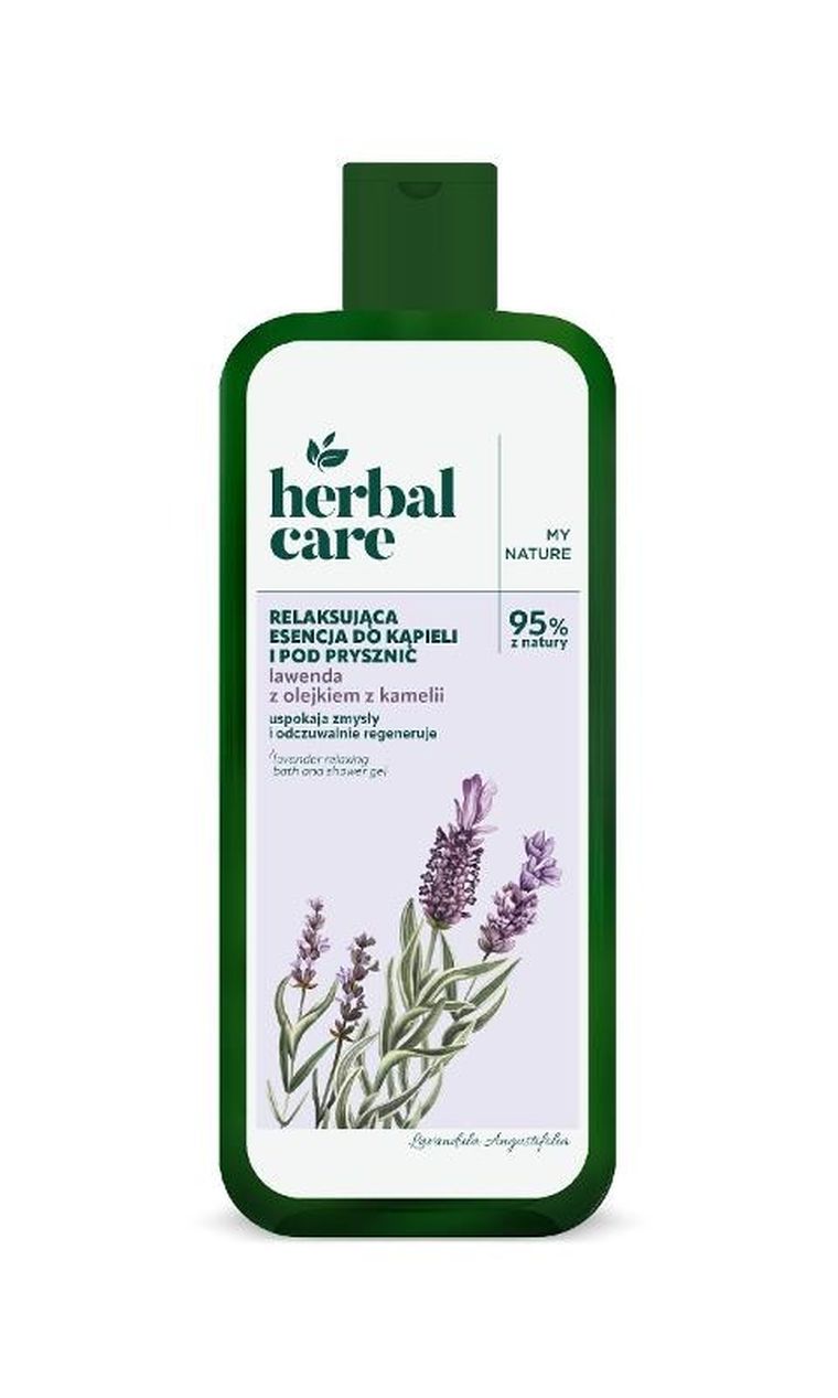 Farmona, Herbal Care, relaksująca esencja do kąpieli i pod prysznic, lawenda z olejkiem z kamelii, 400 ml