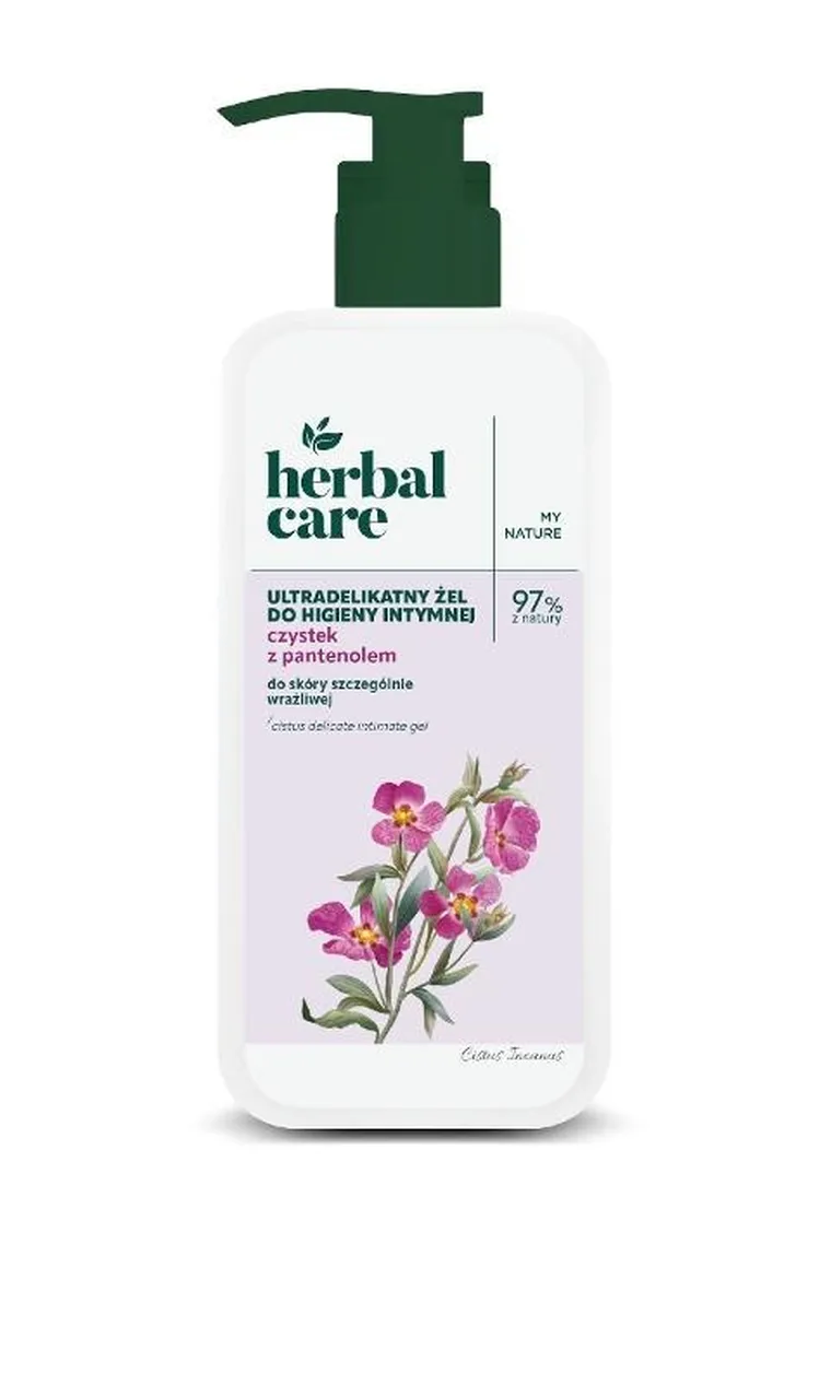 Farmona, Herbal Care, ultradelikatny żel do higieny intymnej czystek i pantenol, 330 ml