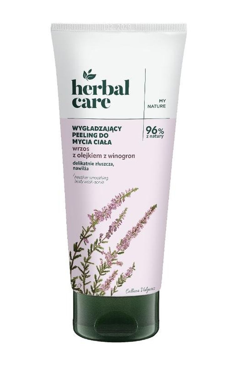 Farmona, Herbal Care, wygładzający peeling do mycia ciała, wrzos z olejkiem z winogron, 200 ml