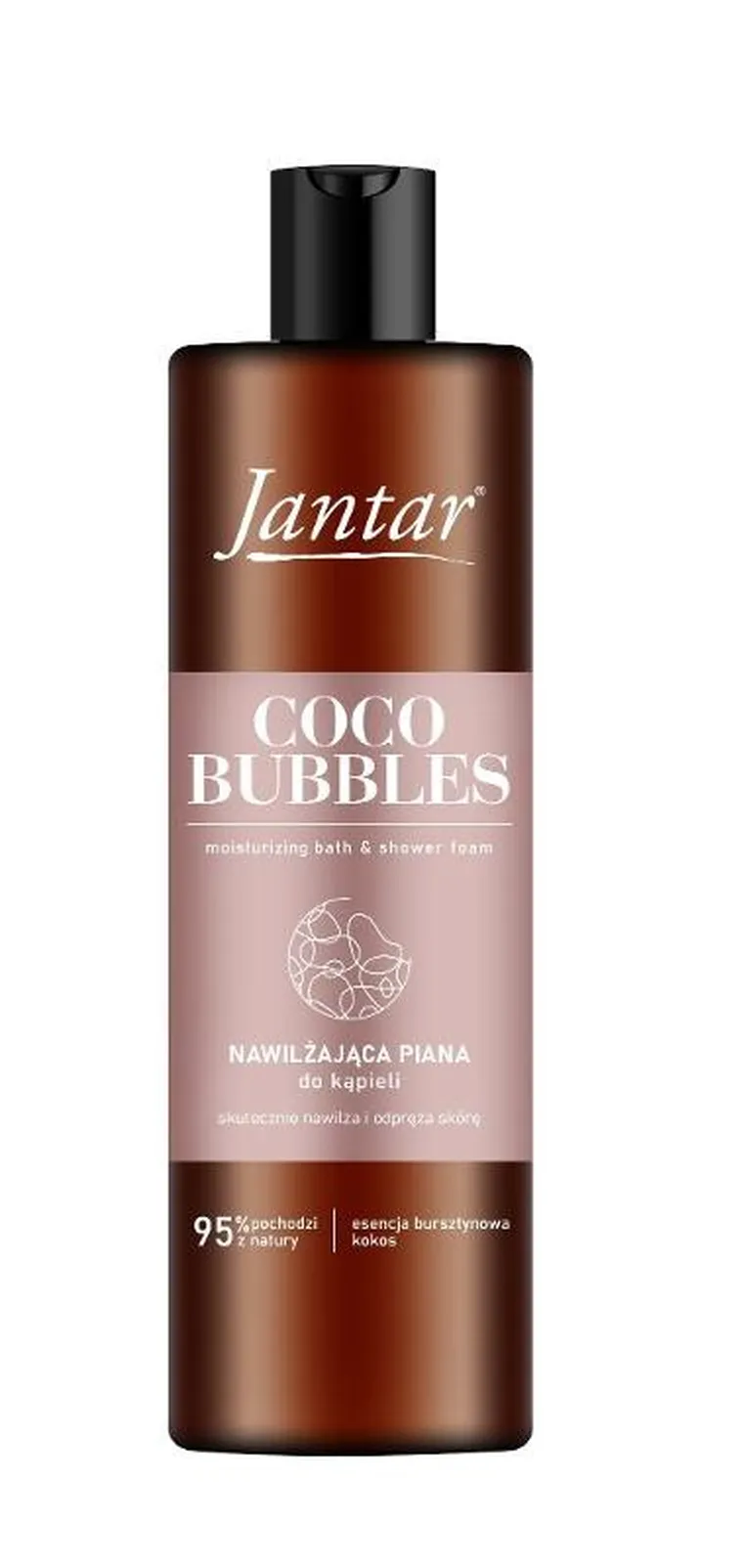 Farmona, Jantar, nawilżająca piana do kąpieli z esencją bursztynową i kokosem, coco bubbles, 400 ml