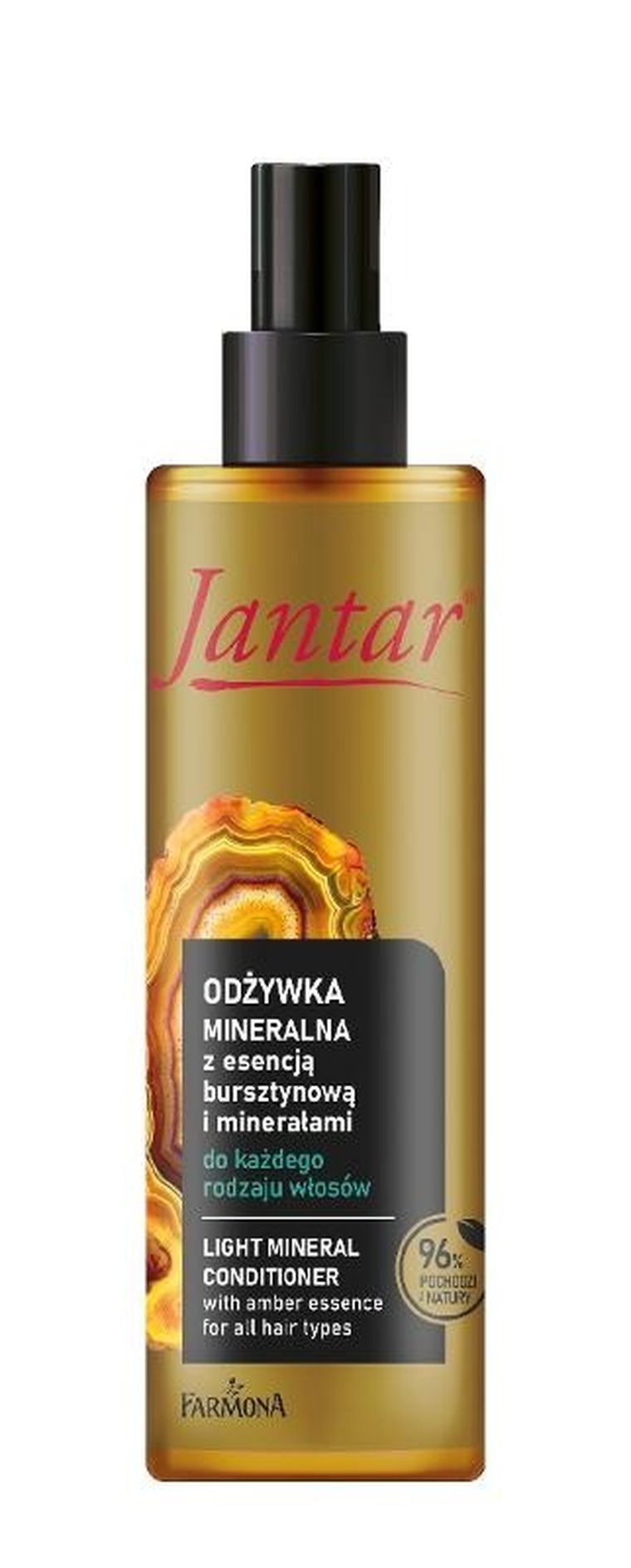 Farmona, Jantar, odżywka mineralna z esencją bursztynową i minerałami do każdego rodzaju włosów, 200 ml