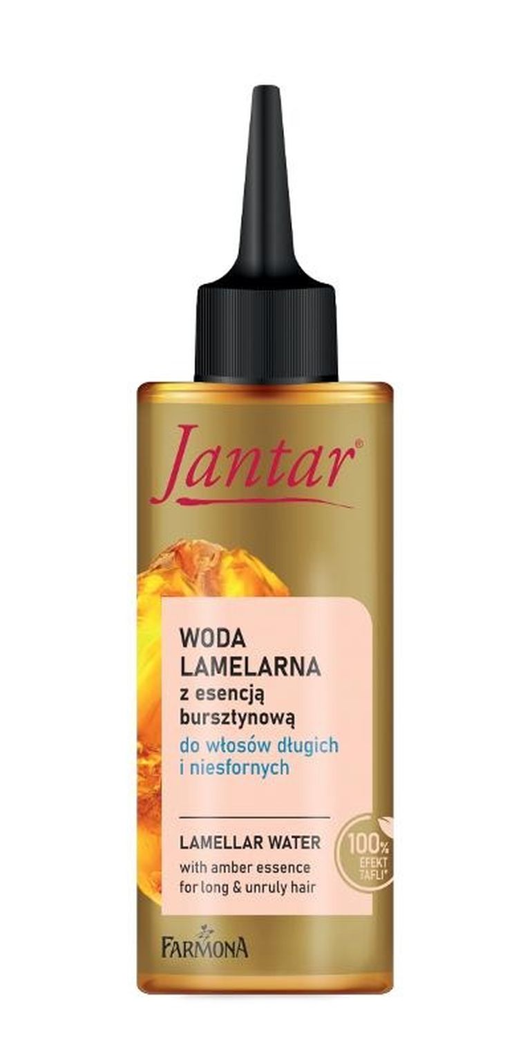 Farmona, Jantar, woda lamelarna z esencją bursztynową do włosów długich i niesfornych, 150 ml