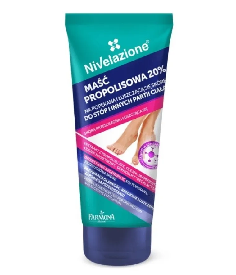 Farmona, Nivelazione, Stopy, maść propolisowa 20 na popękaną i łuszczącą się skórę, 75 ml