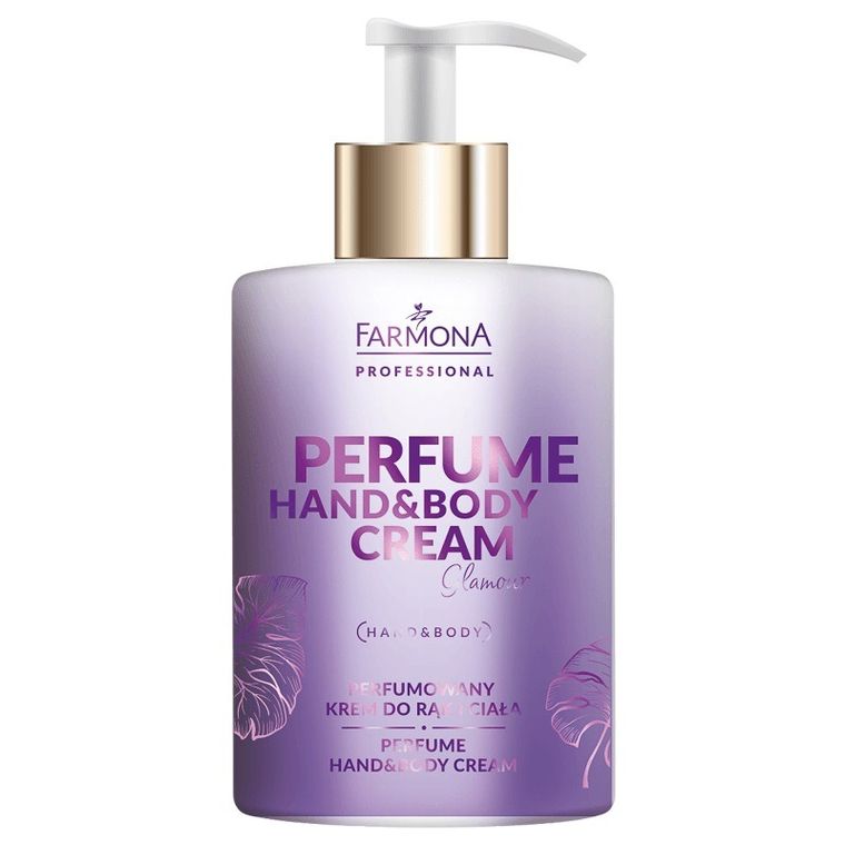 Farmona Professional, Perfume Hand&Body Cream Glamour, perfumowany krem do rąk i ciała, 300 ml