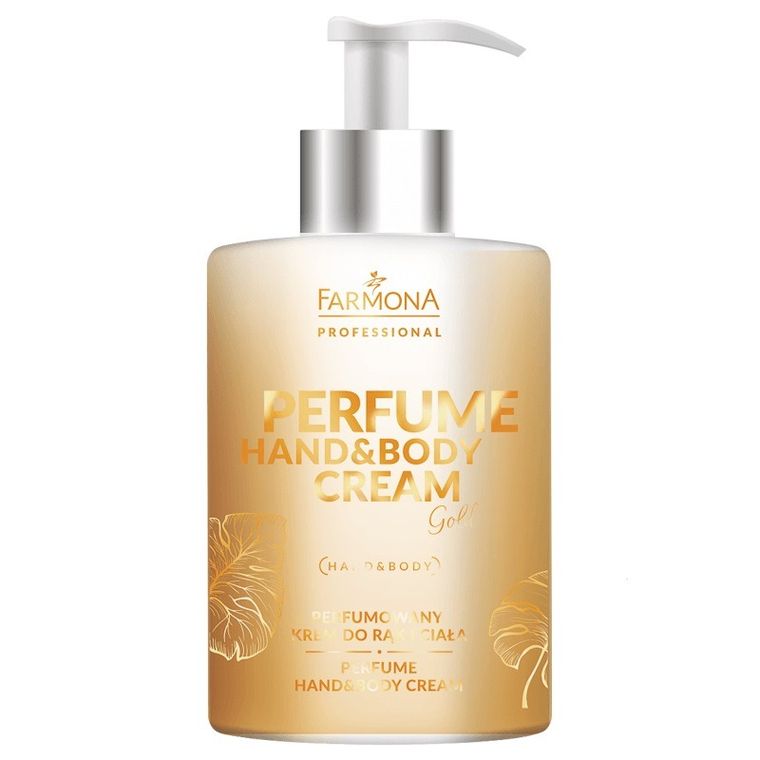 Farmona Professional, Perfume Hand&Body Cream Gold, perfumowany krem do rąk i ciała, 300 ml